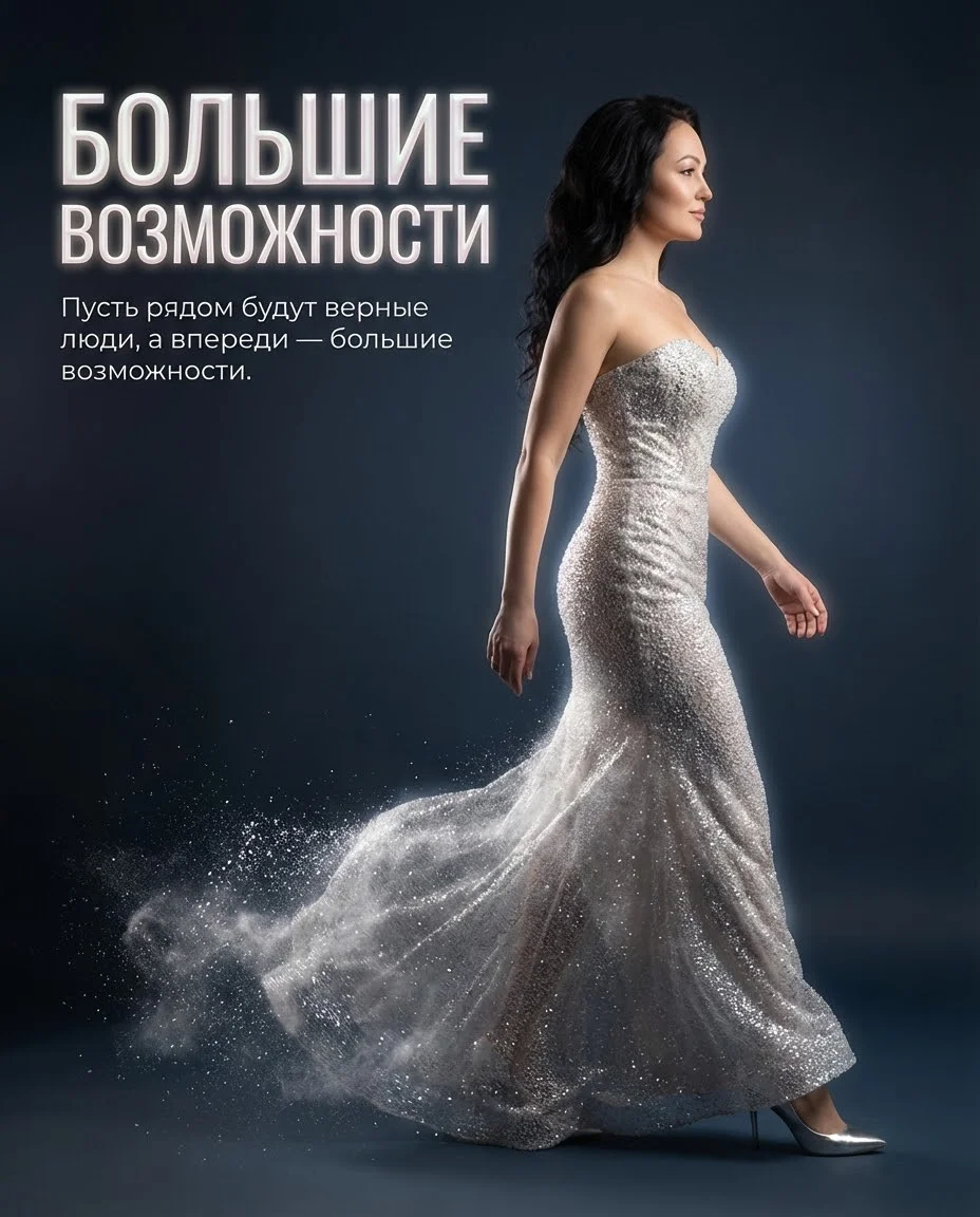 Открытка с пожеланиями 