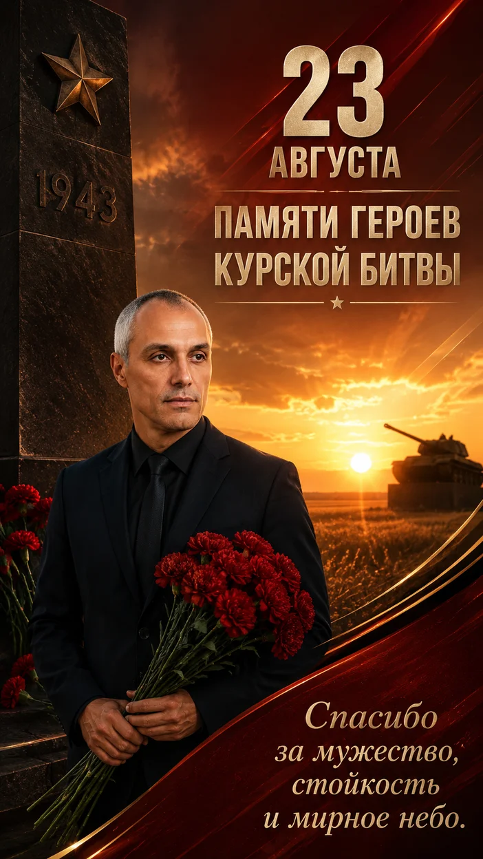 Памяти героев Курской битвы 23 августа