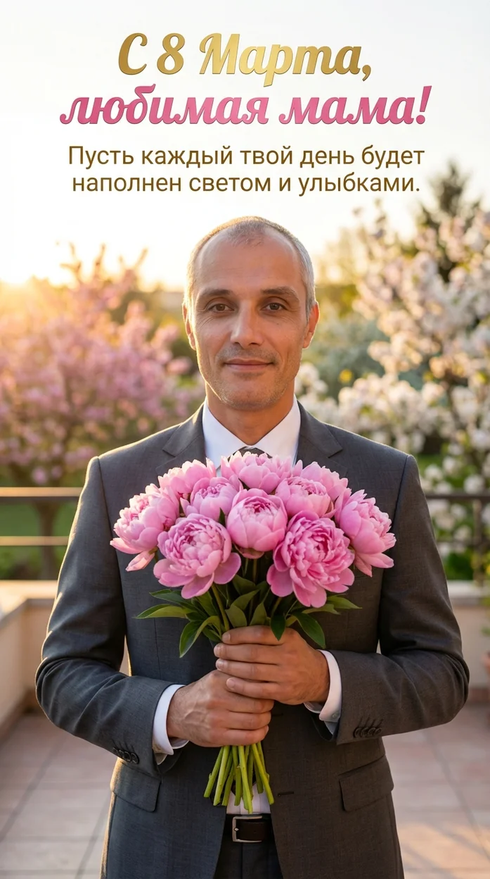 С 8 Марта, любимая мама!