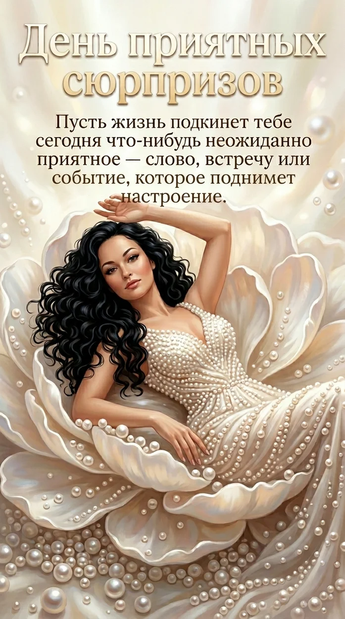 Открытка с вашим фото - «День приятных сюрпризов» 