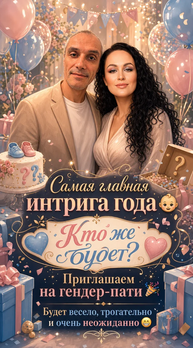 Пригласительная на гендер пати с вашим фото ии 