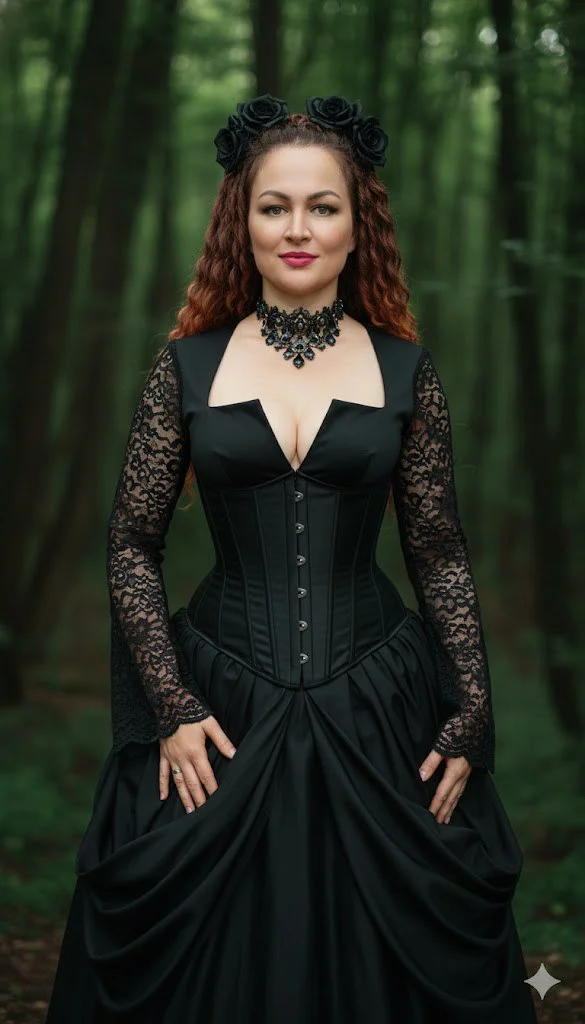 Лесная готика в изумрудных тонах