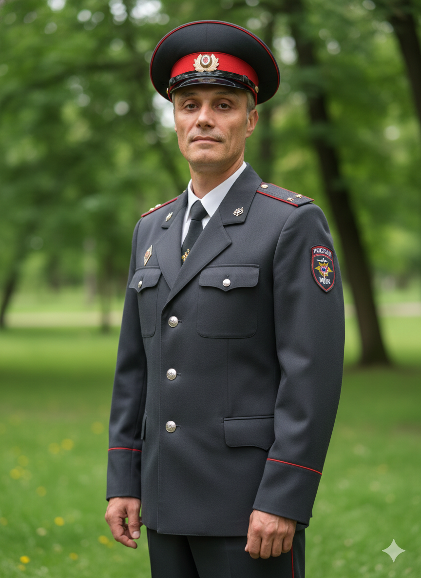 Полицейский в парке