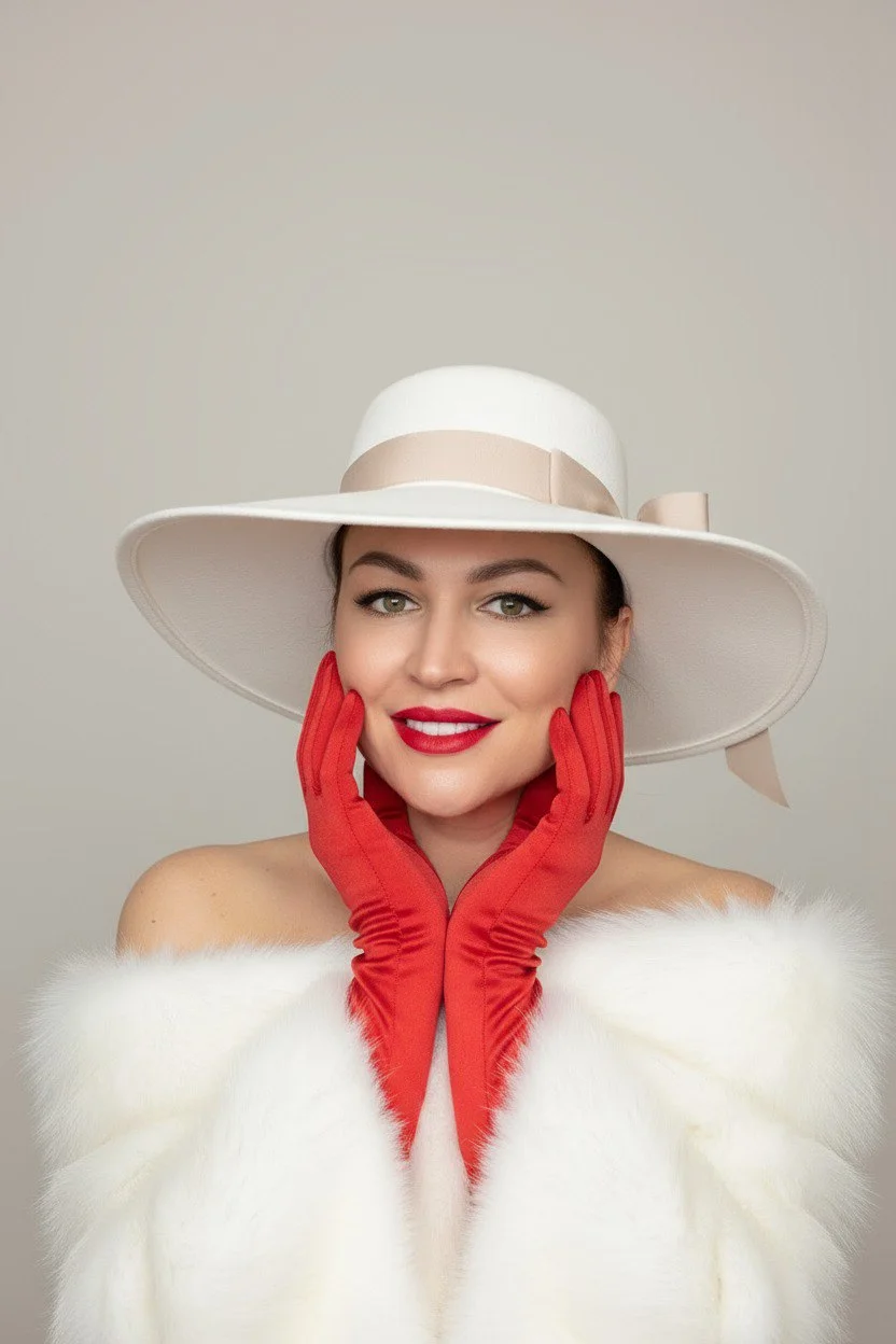 Леди в красном: мех и страсть