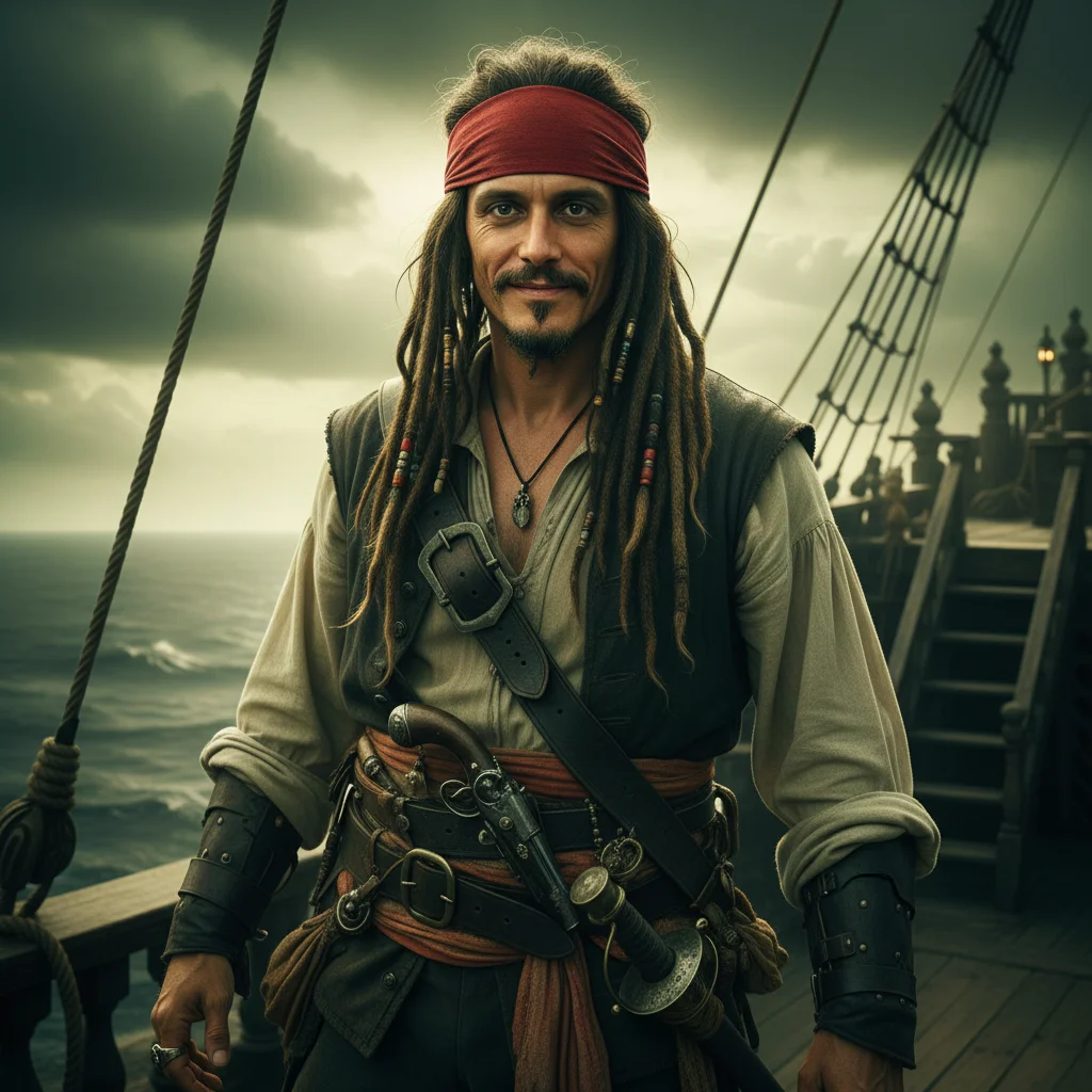 В стиле "Джек воробей"