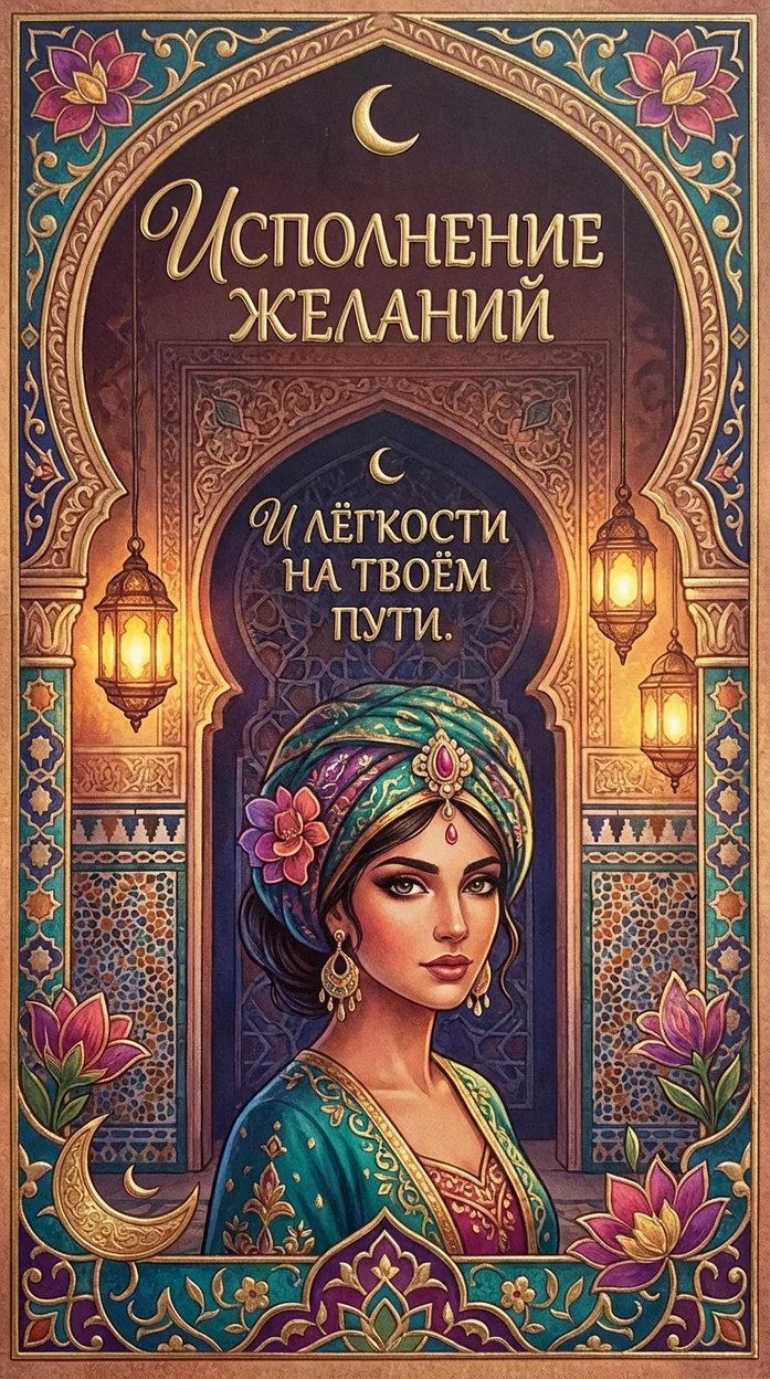 ИИ-фотосессия — Открытка Исполнения желаний