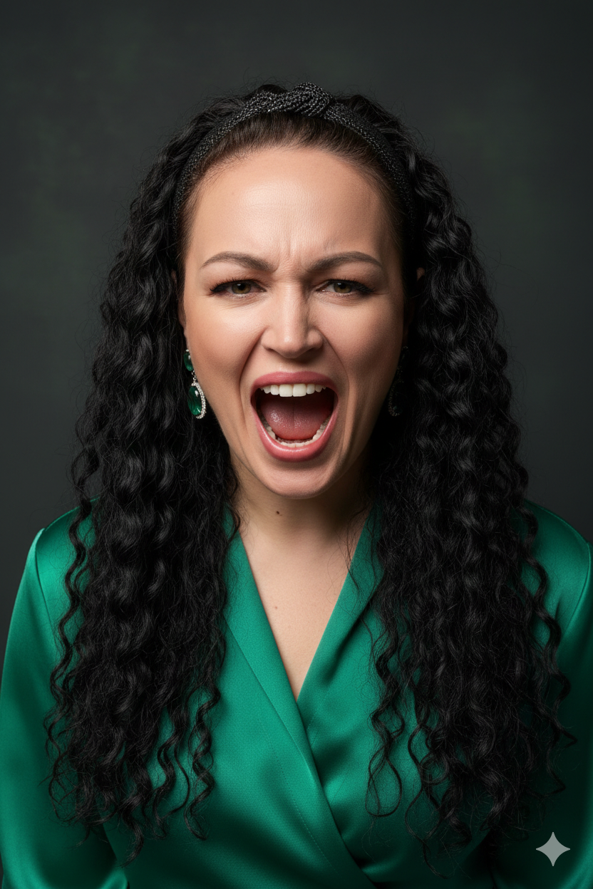 Портрет в момент крика