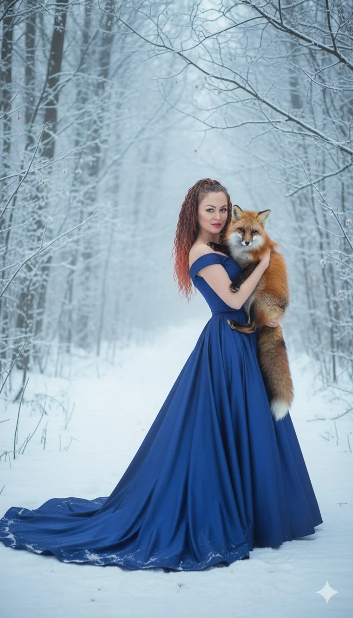 Зимняя королева и лис
