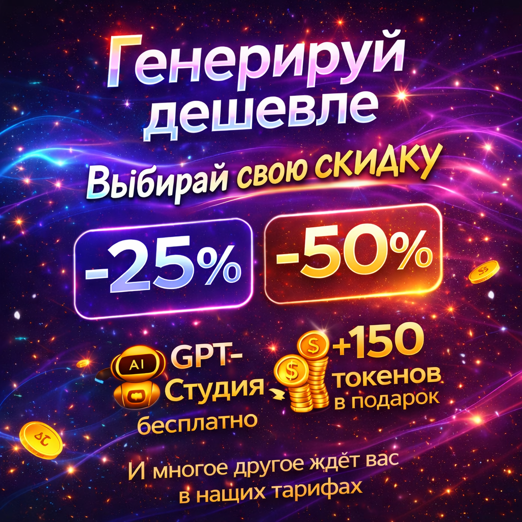 Генерируй дешевле