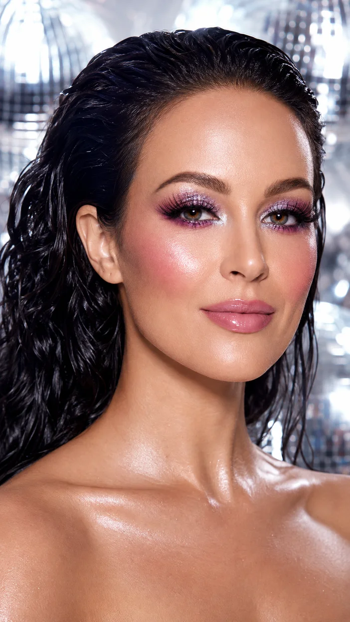 Фотосессия дерзкий студийный beauty-портрет в глянцевом диско-стиле