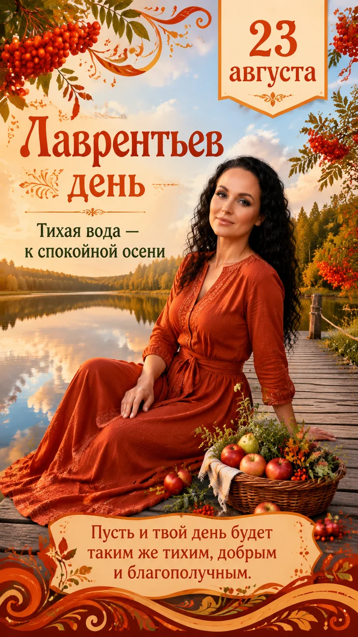 Лаврентьев день у озера 23 августа