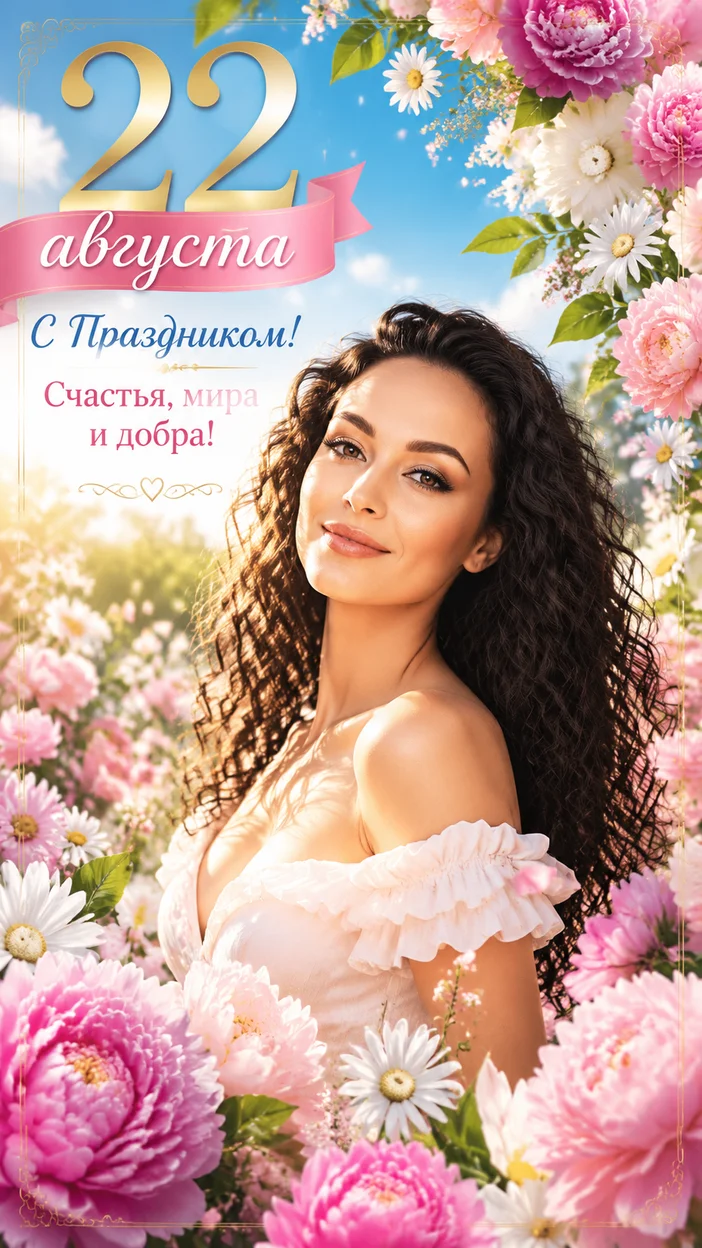 Фотосессия девушки в летнем платье в цветущем саду