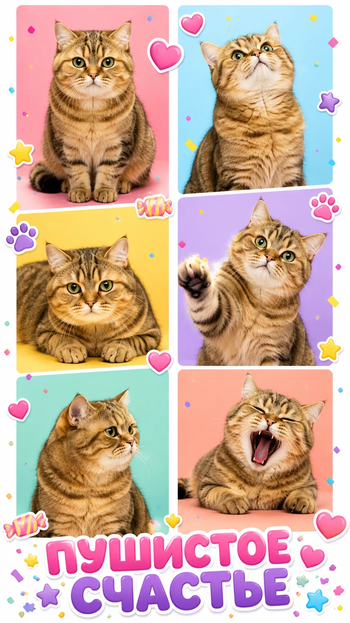 Фотосессия яркой фотобудки с кошкой