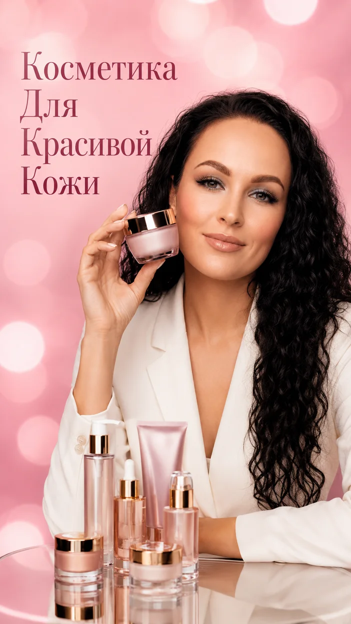 Фотосессия косметики для красивой кожи