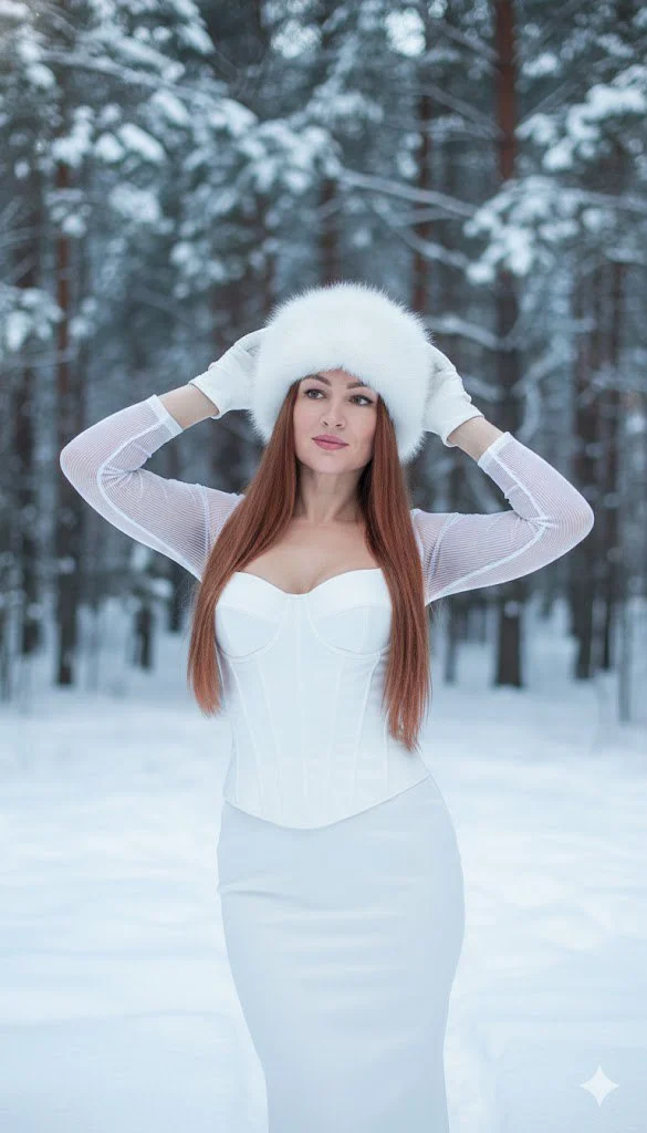 ИИ-фотосессия — Зимняя нимфа