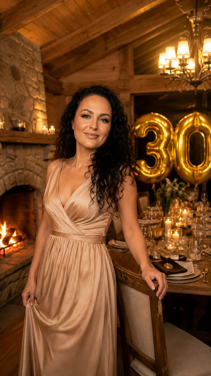 Фотосессия в тёплой деревянной беседке с шарами 30