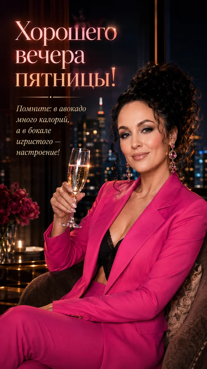 Фотооткрытка для всех с текстом "Хорошего вечера пятницы!"