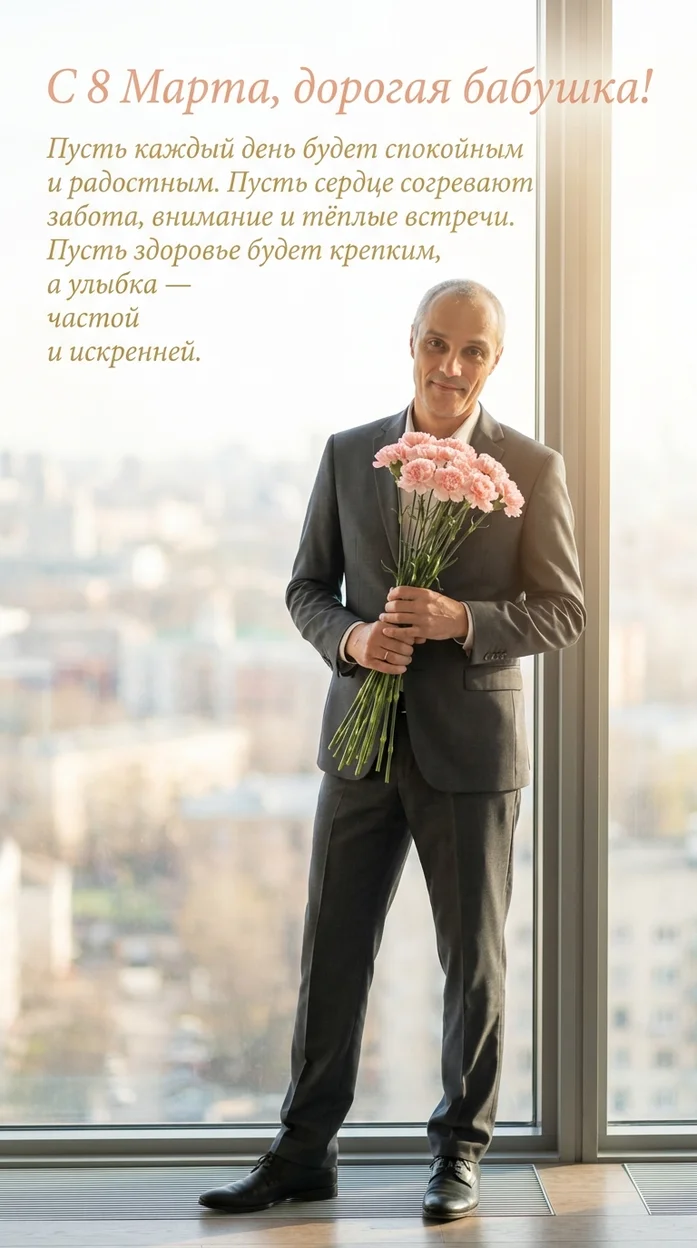С 8 Марта, дорогая бабушка!