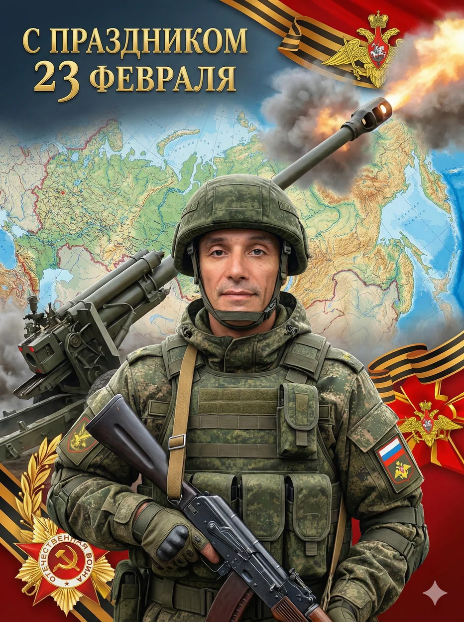 23 февраля - артиллеристы 