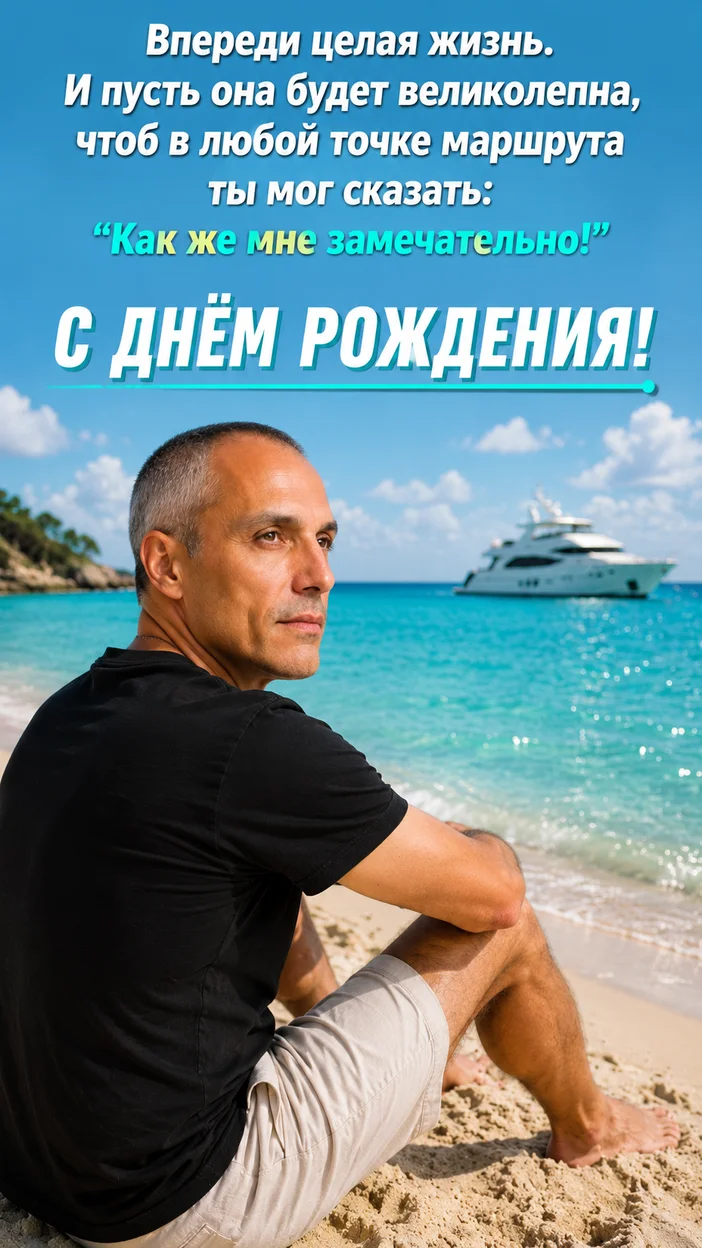 Фотосессия мужчины на берегу у яхты