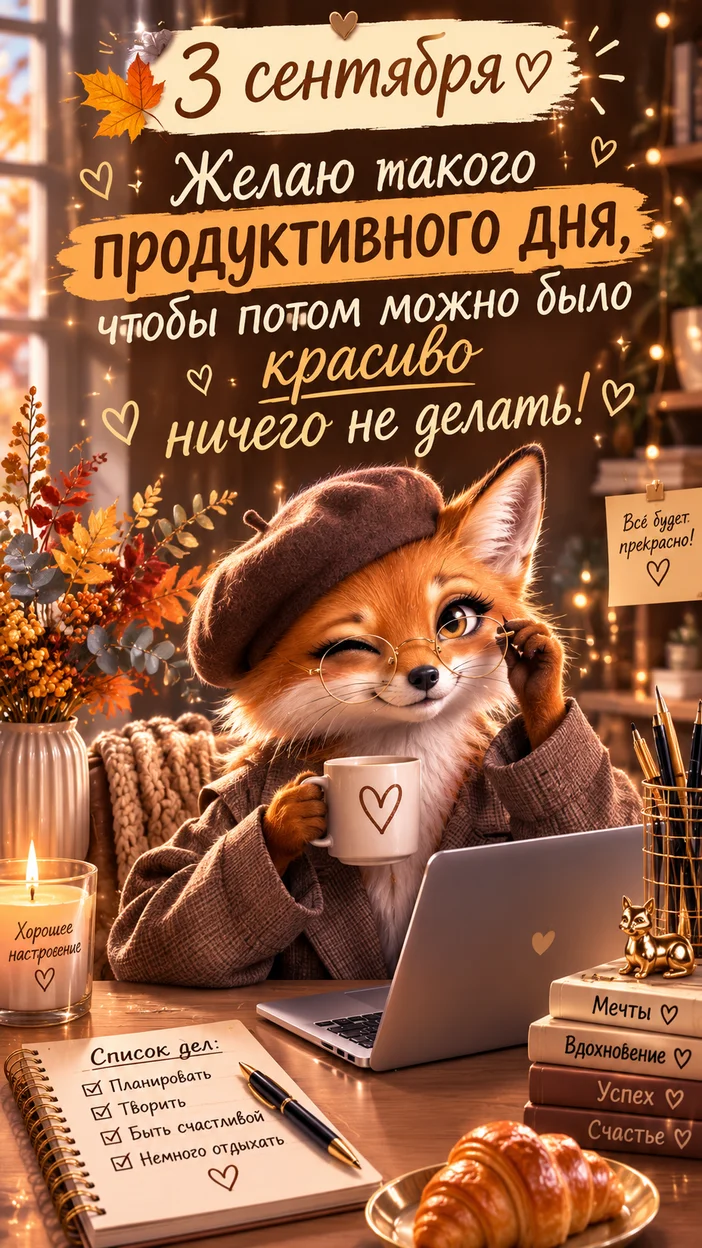 Фотосессия лисички за работой