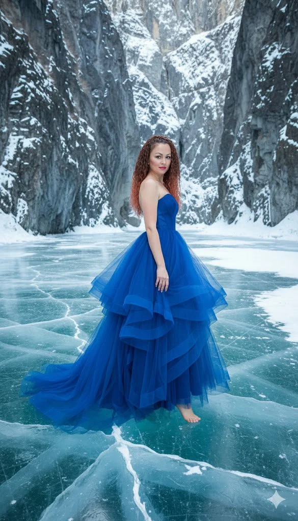ИИ-фотосессия — Ледяная королева