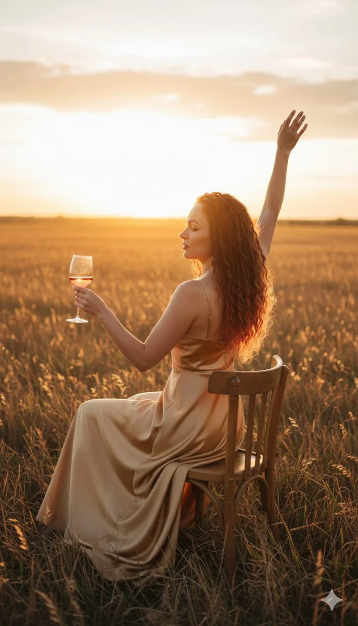 Золотой час в поле