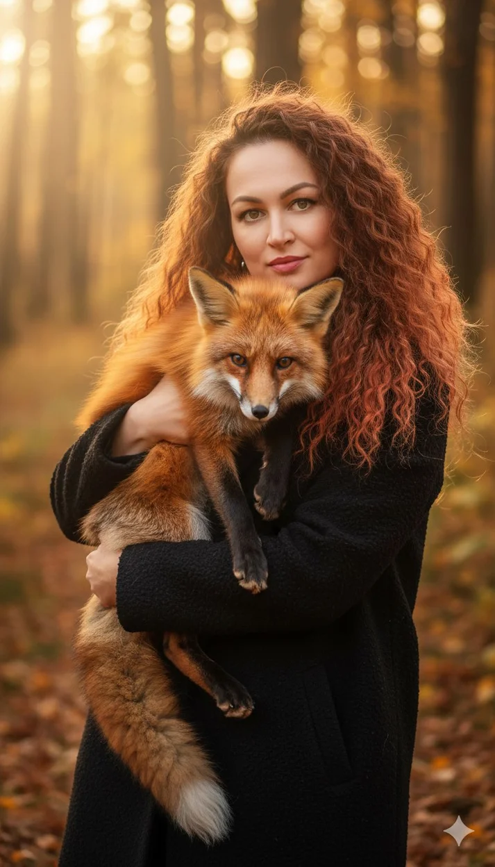 ИИ-фотосессия — Рыжее тепло