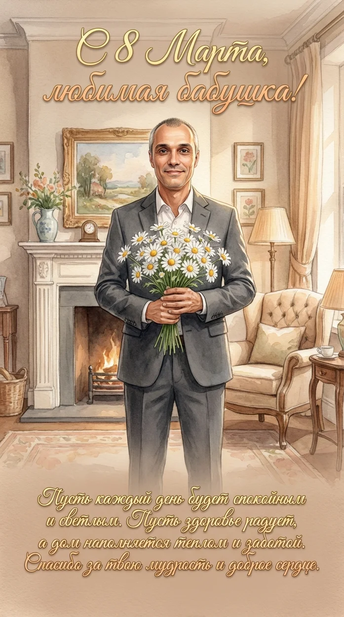С 8 Марта, любимая бабушка!