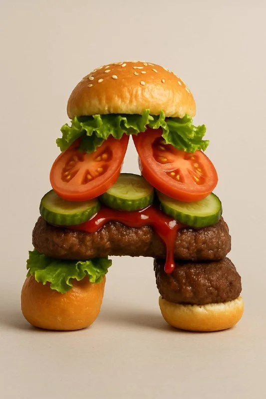 ИИ-фото — Вкусная азбука