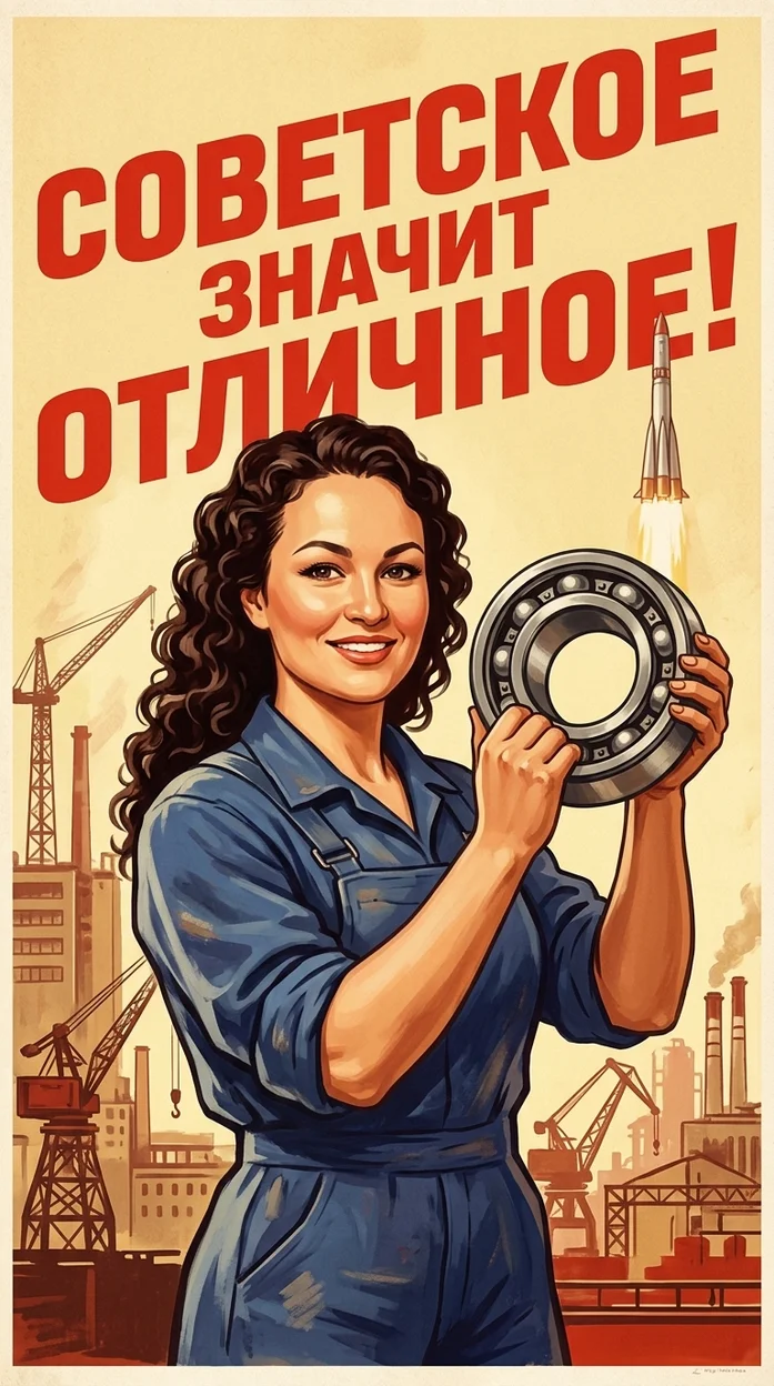 «СОВЕТСКОЕ ЗНАЧИТ ОТЛИЧНОЕ!» плакат СССР с вашим фото 
