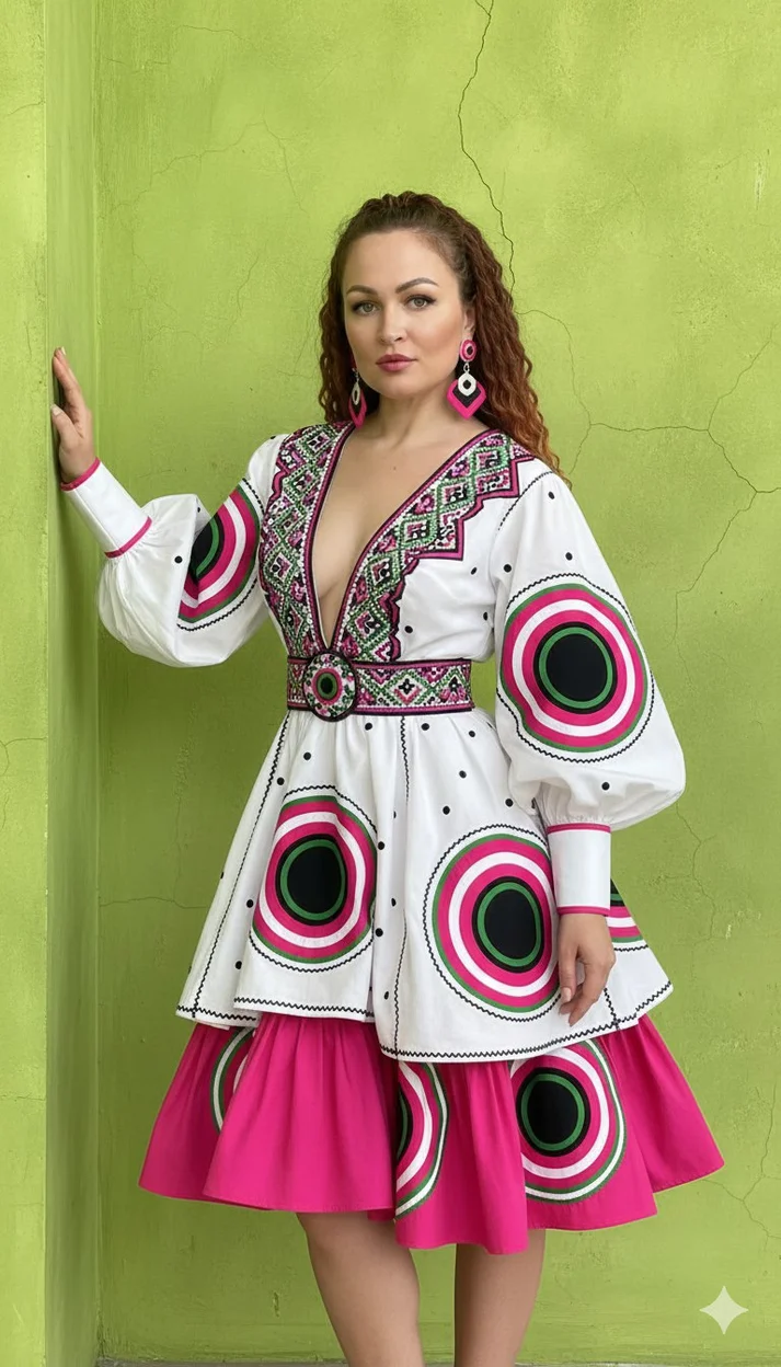 ИИ-фотосессия — Этно-авангард