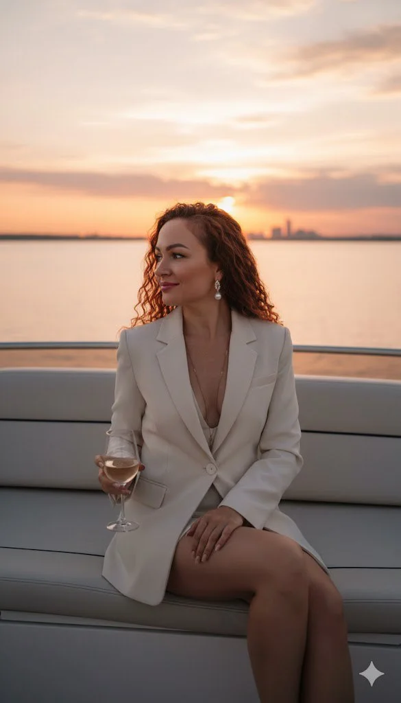 Закат на Яхте