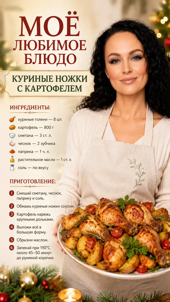 Фото праздничной еды — как нейросеть помогает оформить подачу для гостей