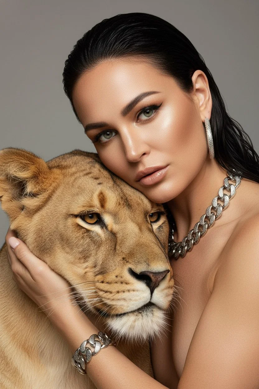 Дикая энергия: взгляд львицы