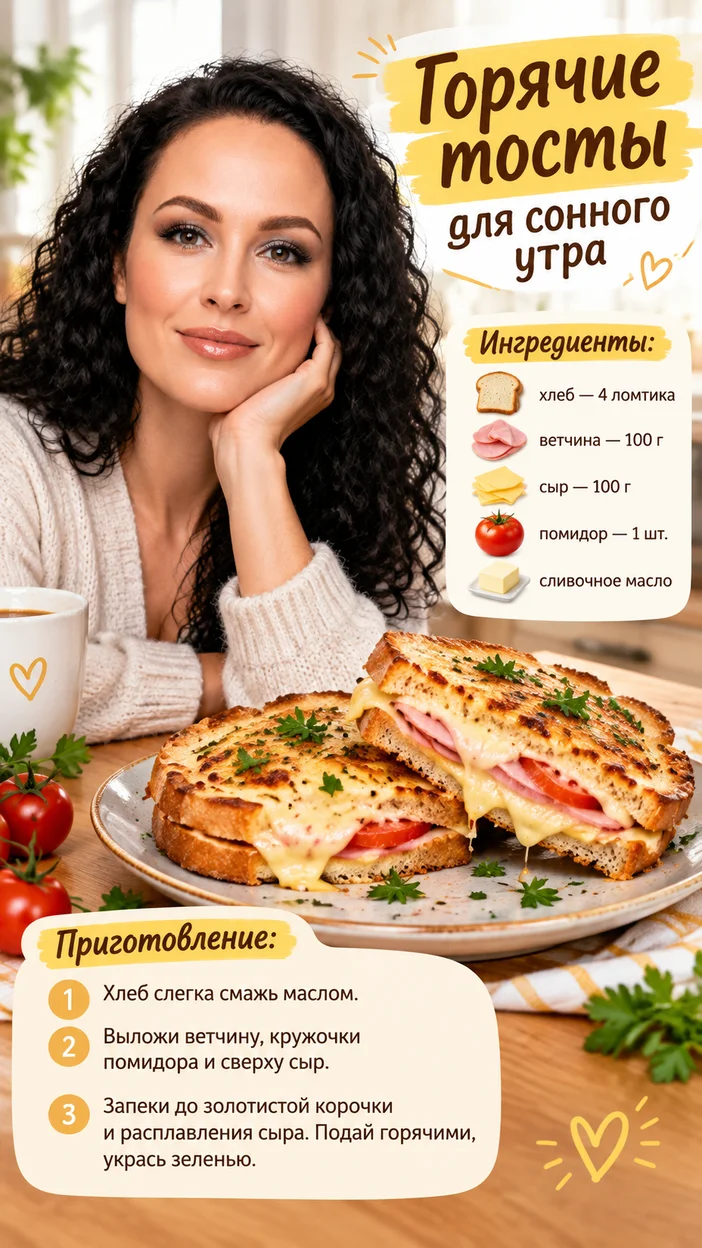 Фотосессия горячих тостов
