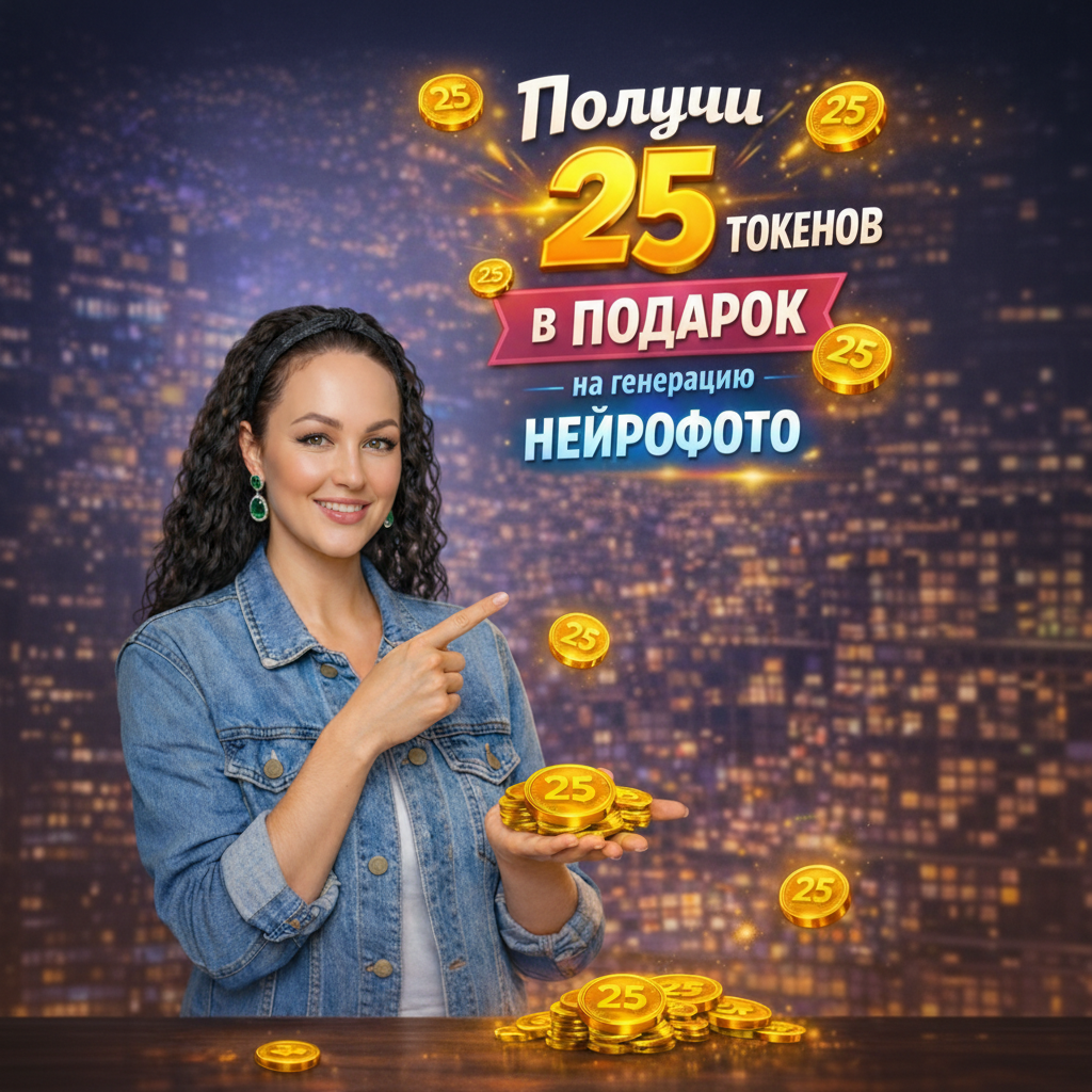 Получить токены в подарок