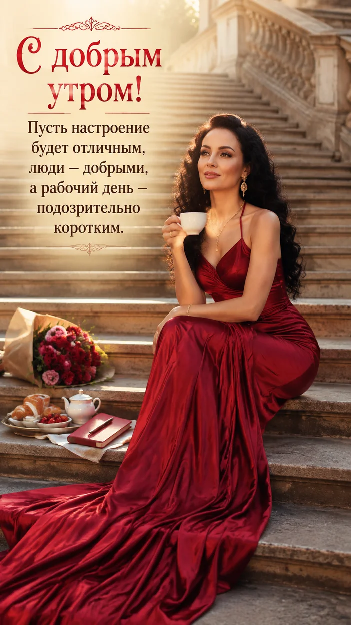 Фотооткрытка для всех с поздравлением 
