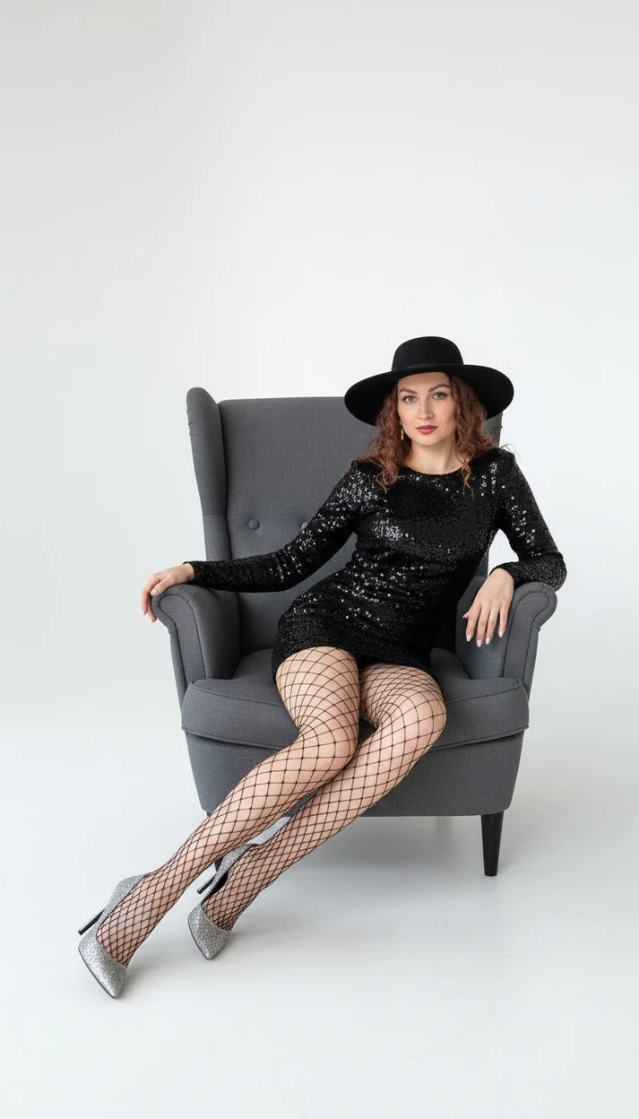 Дерзкий пайеточный нуар