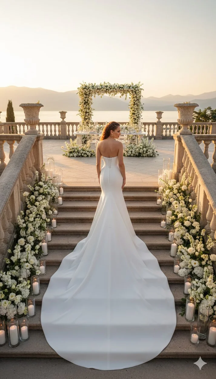 Лестница к алтарю: торжественный момент