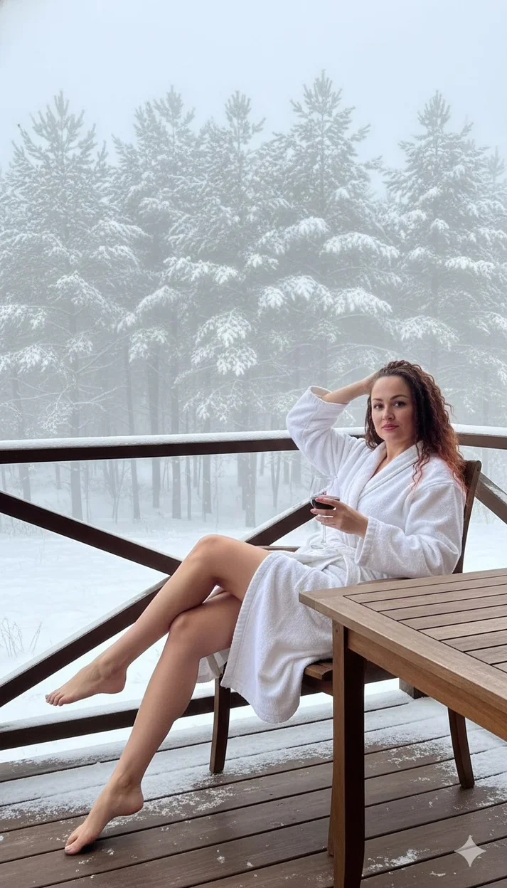 ИИ-фотосессия — Винный вечер в горах