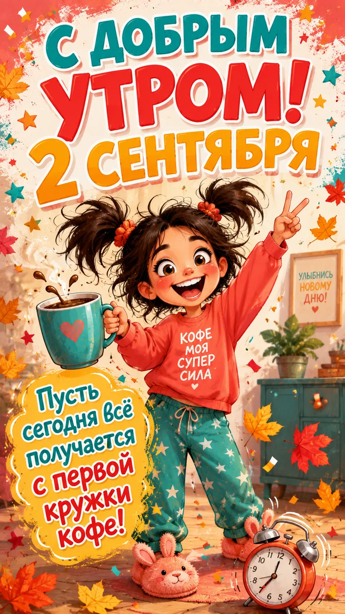 Фотосессия 2 сентября с утренним кофе