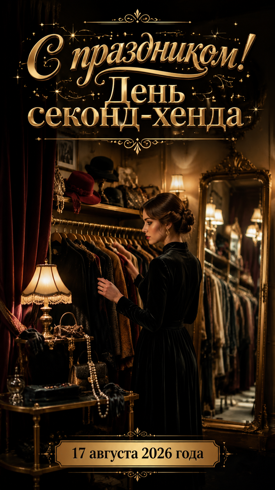 День секонд-хенда — 17.08.2026 — бутик в стиле ретро-гламур