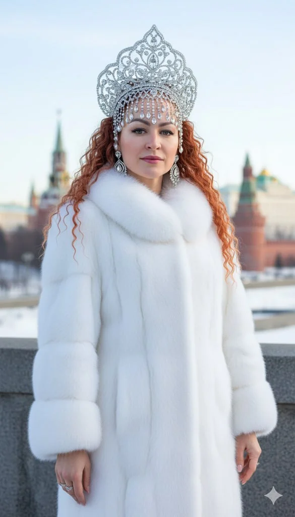 ИИ-фотосессия — Серебряная вьюга