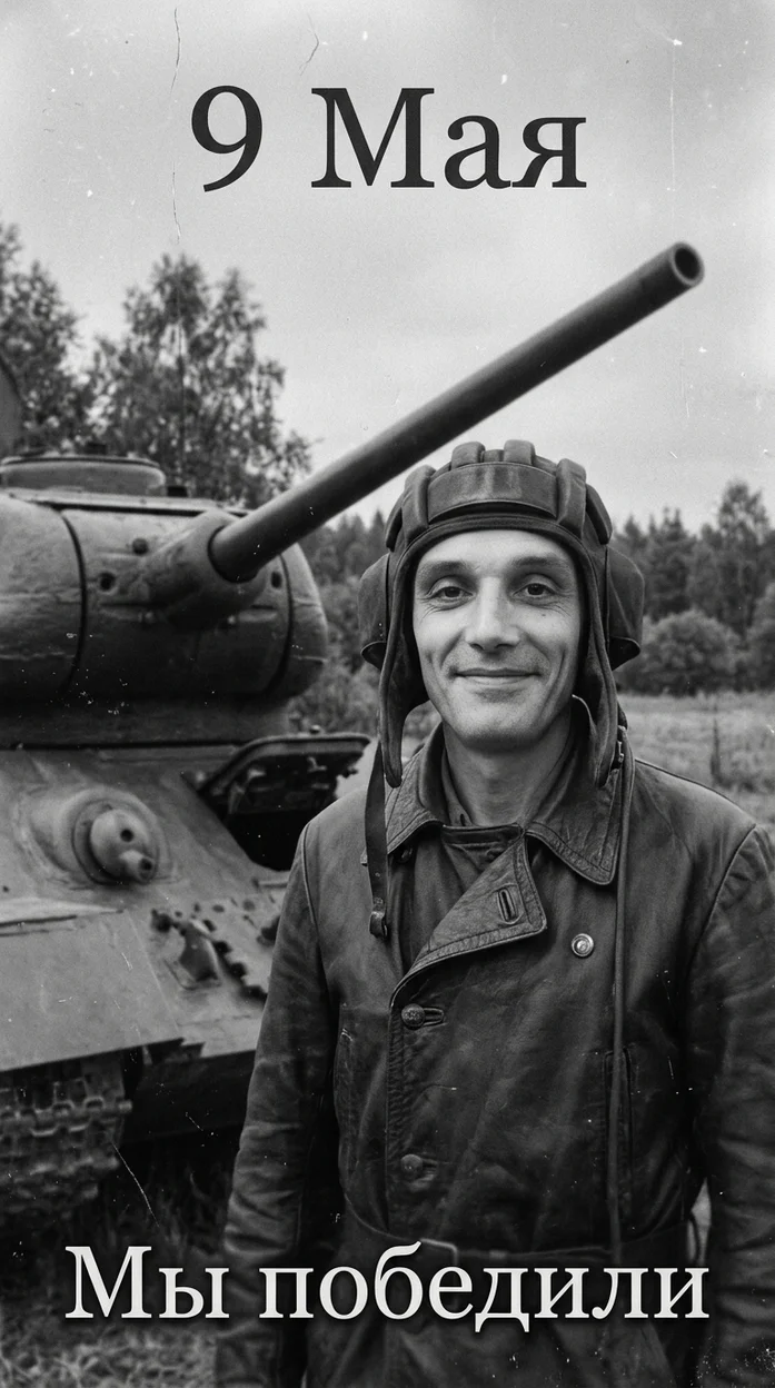 9 мая танкист - ваше фото