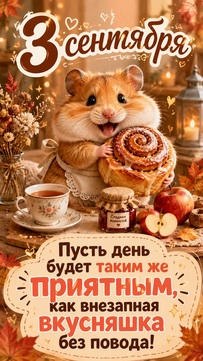 Фотосессия хомяка с булочкой