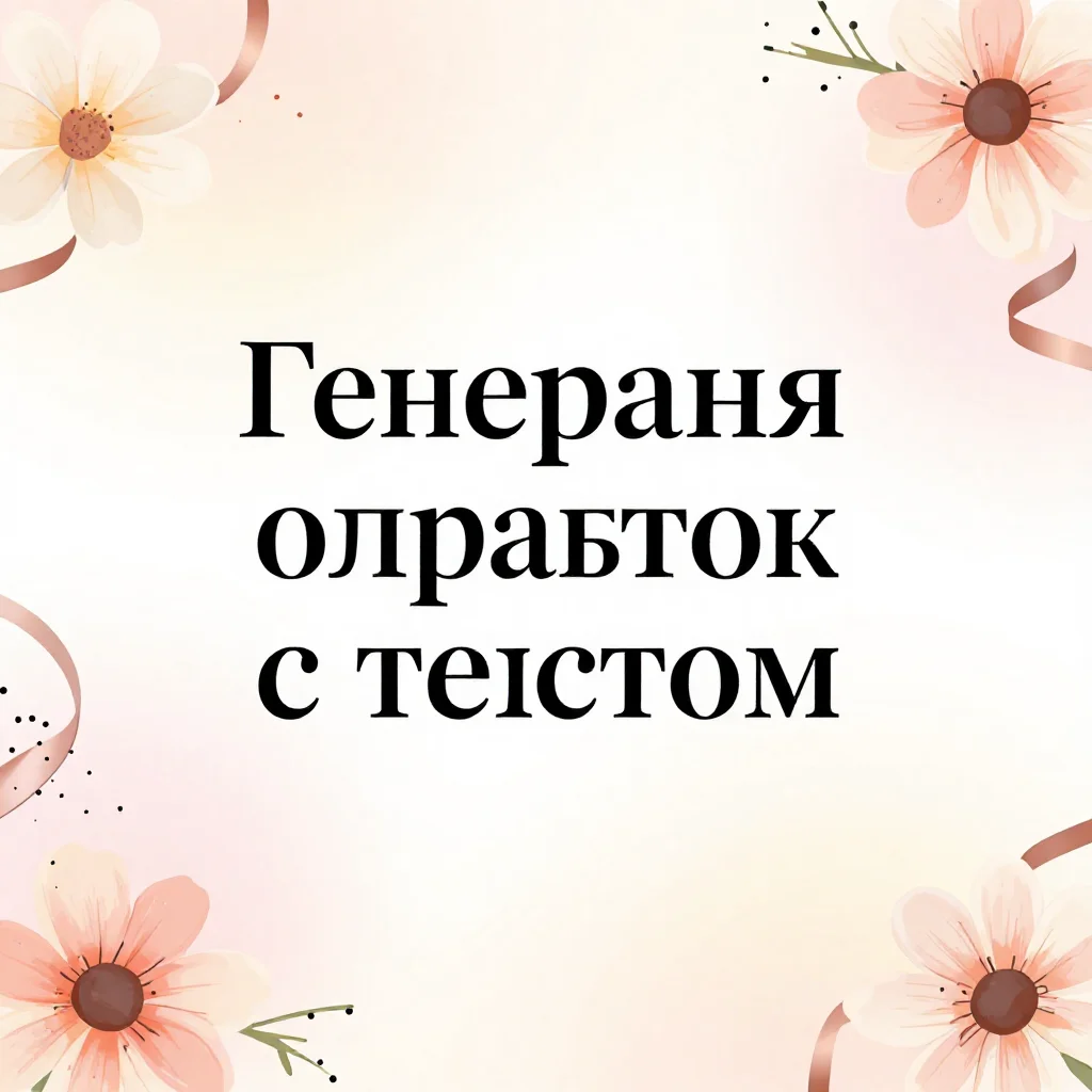 Промт для открыток с текстом