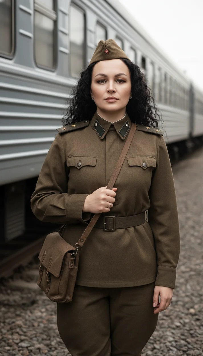 ИИ-фото — у вагона