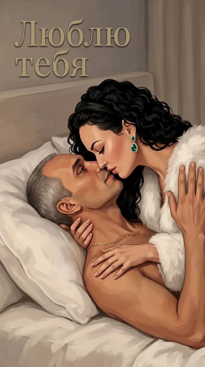 Люблю тебя - Интимная открытка иллюстрация 