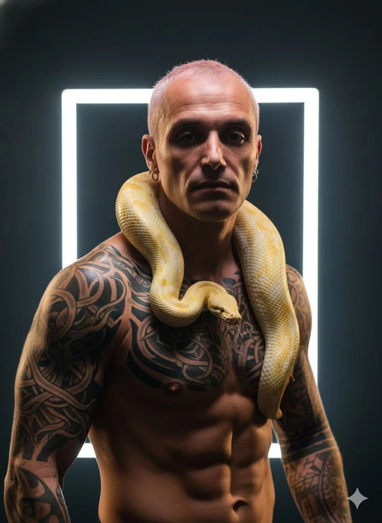 Дерзкий неон и рептилия